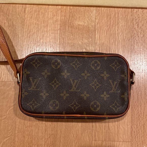 Authentic Louis Vuitton Pochette Cite Monogram Bag Purse Y2K Shoulder Bag Brown - Picture 13 of 17